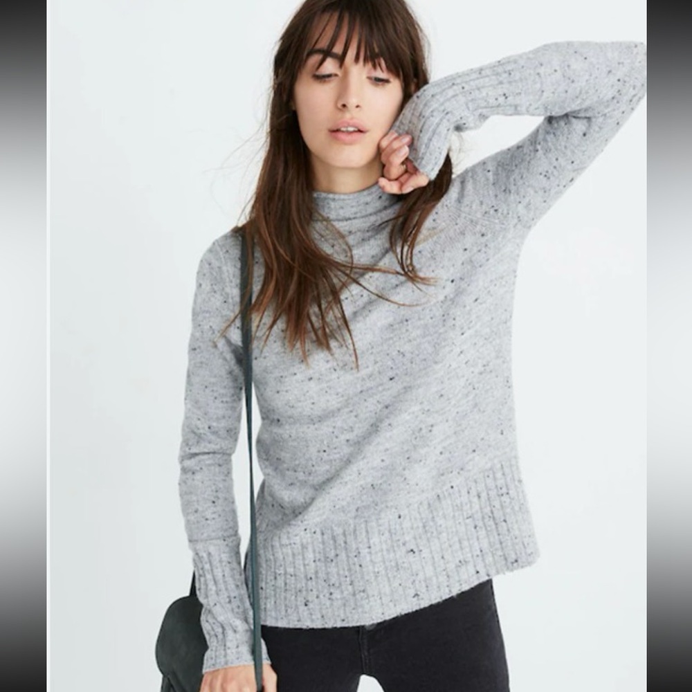 Madewell Donegal Inland‎ Turtleneck Sweater in Coziest Yarn Medium